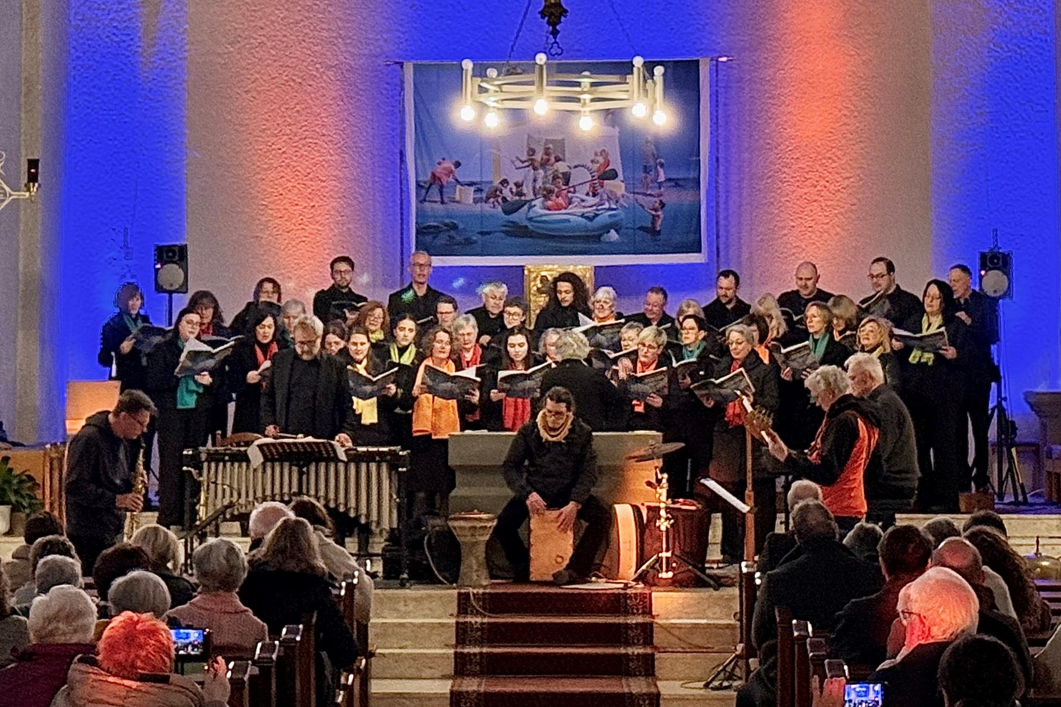 ChorBunt und Band 'Nightbirds'