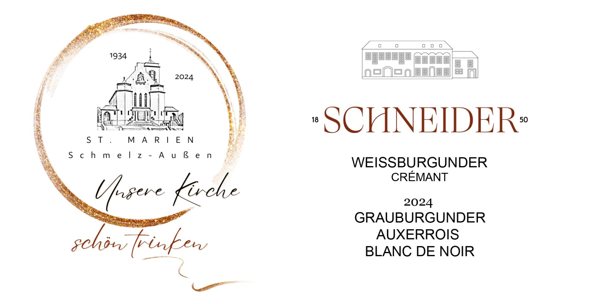 'Unsere Kirche schön trinken' - Weine und Crémant zugunsten der Erhaltung der Außener Kirche