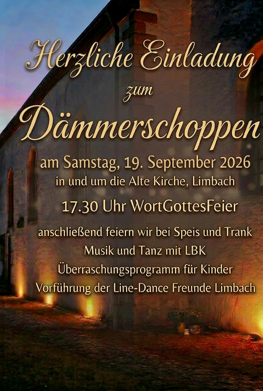 Einladung zum Dämmerschoppen in Limbach