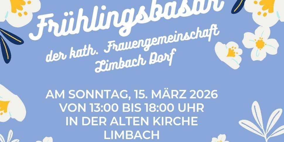 Einladung zum Frühlingsbasar