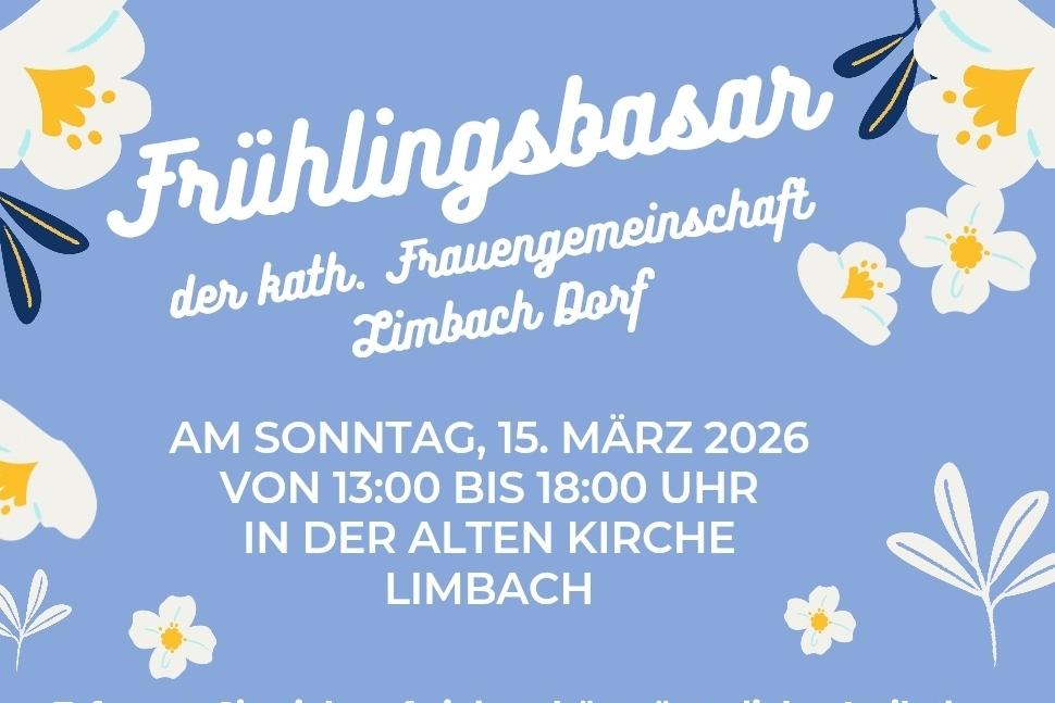 Einladung zum Frühlingsbasar