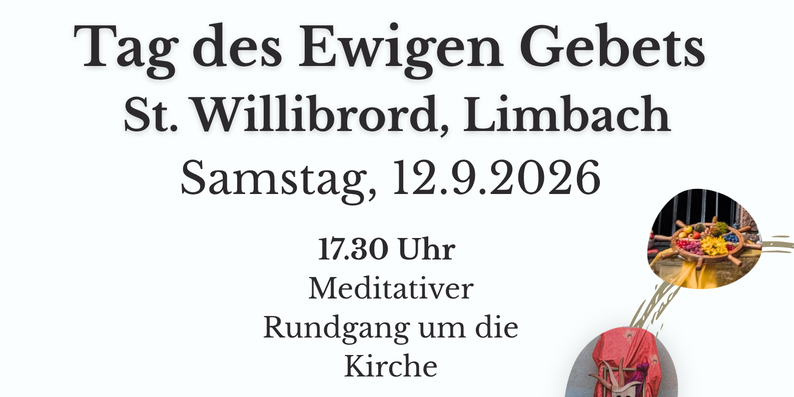Einladung zum Tag des Ewigen Gebets