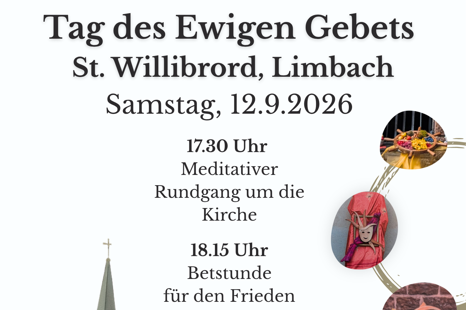 Einladung zum Tag des Ewigen Gebets