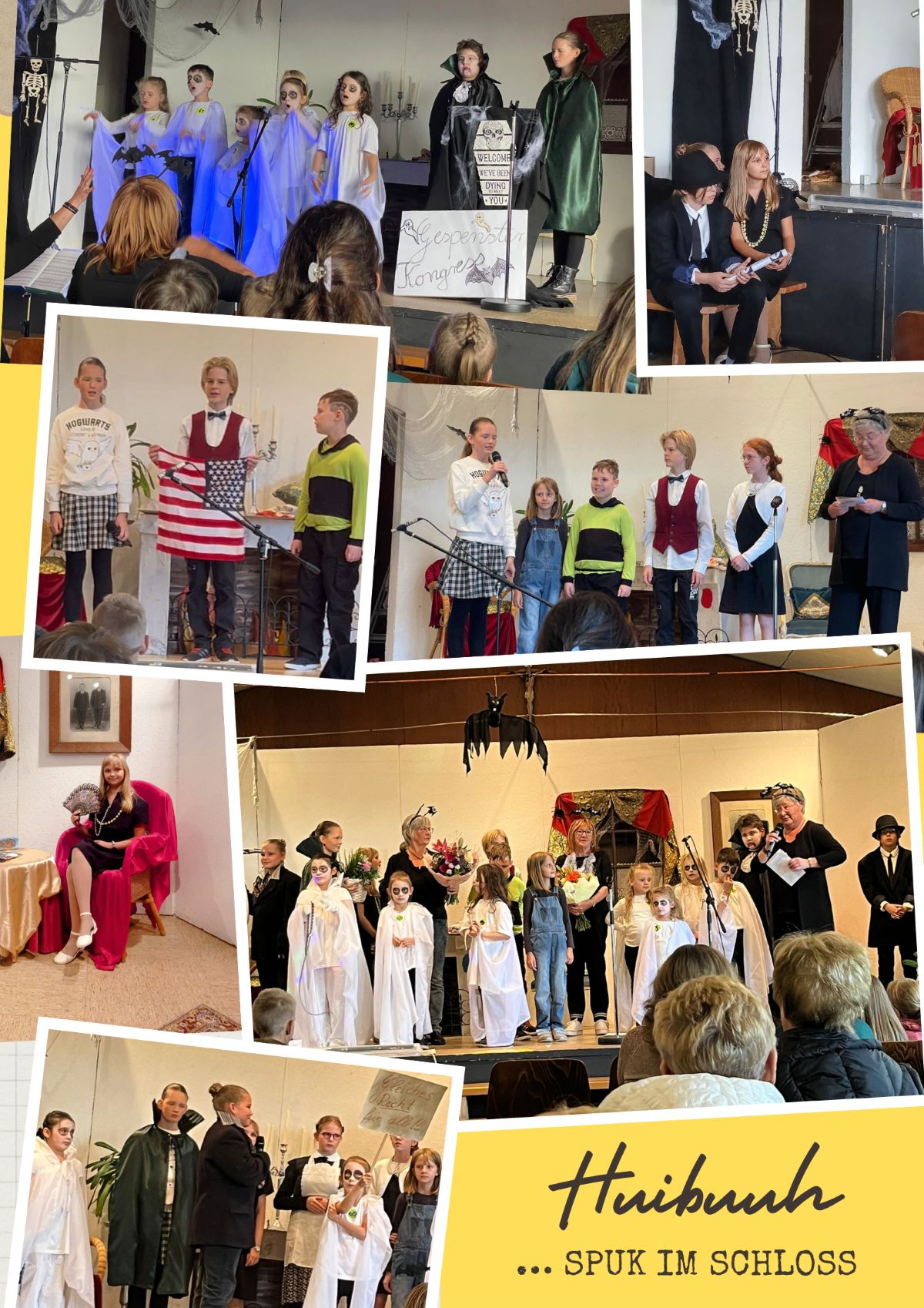 Bilder der Aufführung 'Huibuuh - Spuk im Schloss' vom 5. Oktober 2024