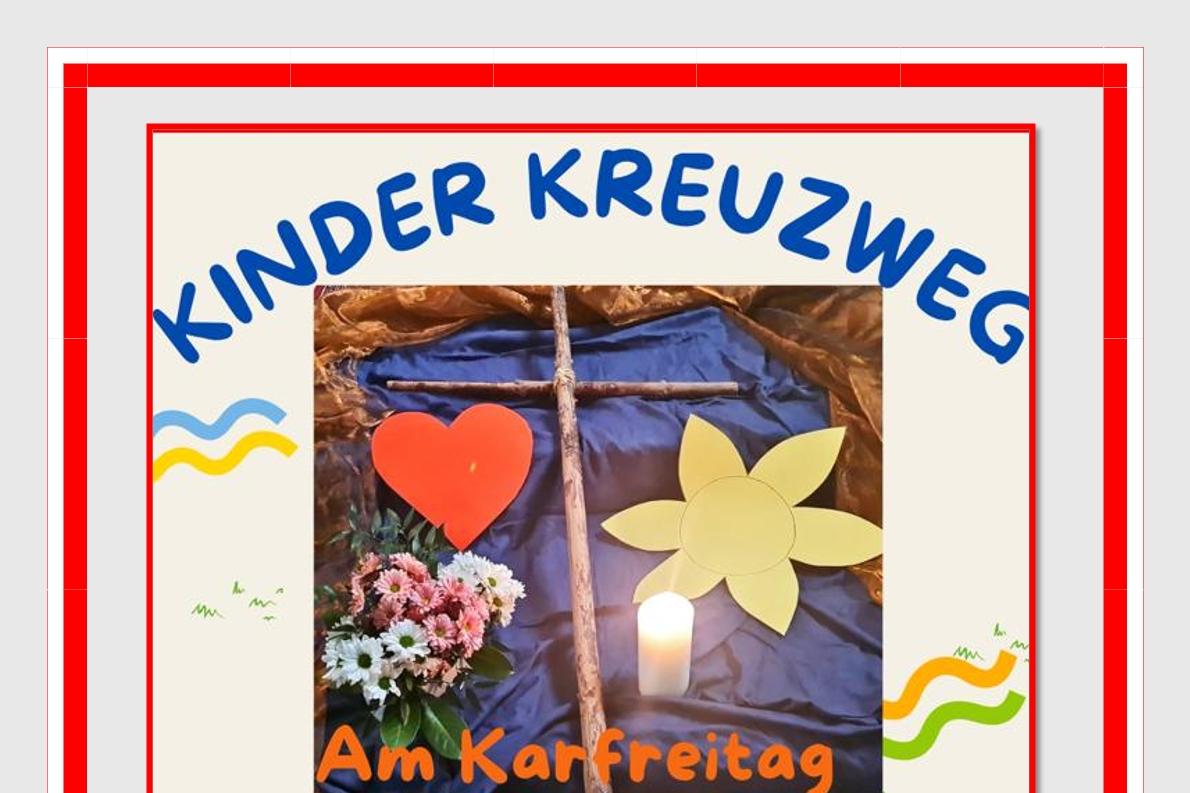 Einladung zum Kinderkreuzweg Karfreitag