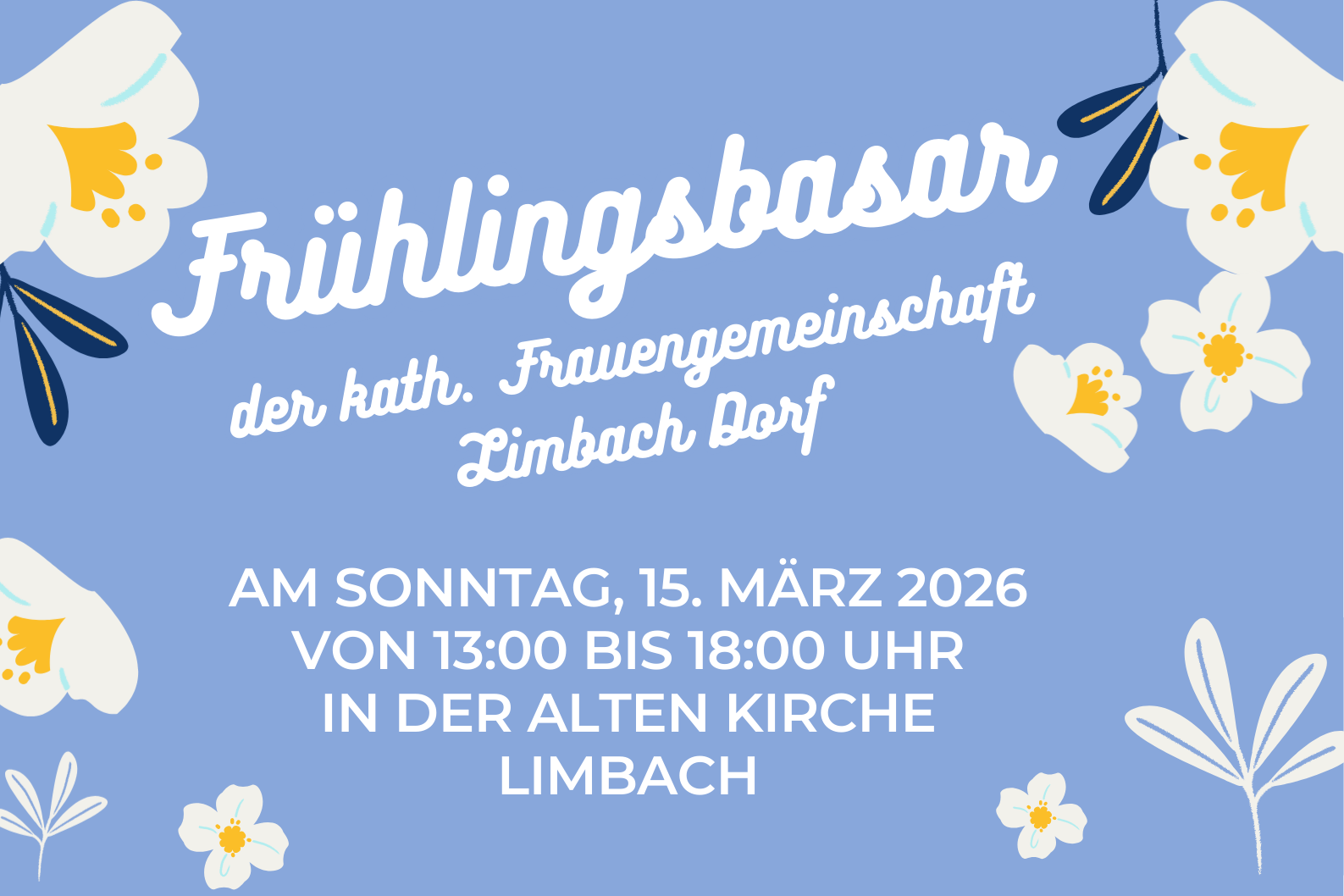 Einladung Frühlingsbasar