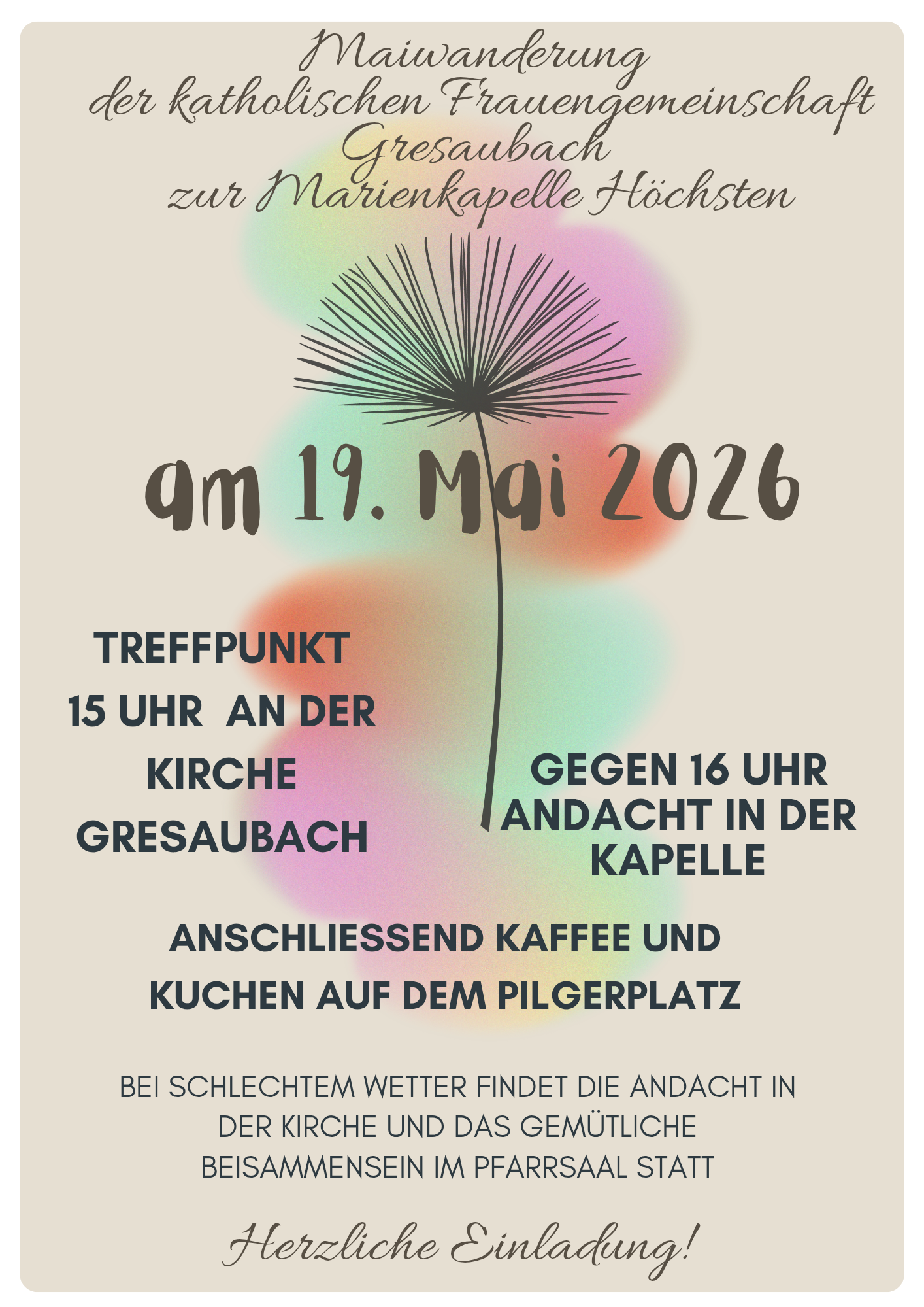 Maiwanderung der Frauengemeinschaft Gresaubach