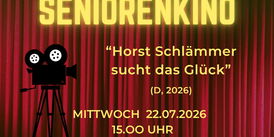 Der Seniorenrat lädt zum nächsten Seniorenkino ein