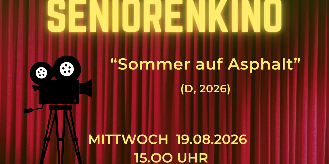 Einladung zum Seniorenkino im August