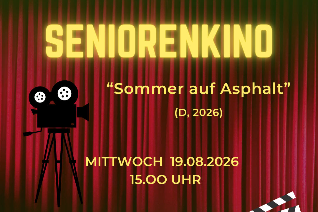 Einladung zum Seniorenkino im August
