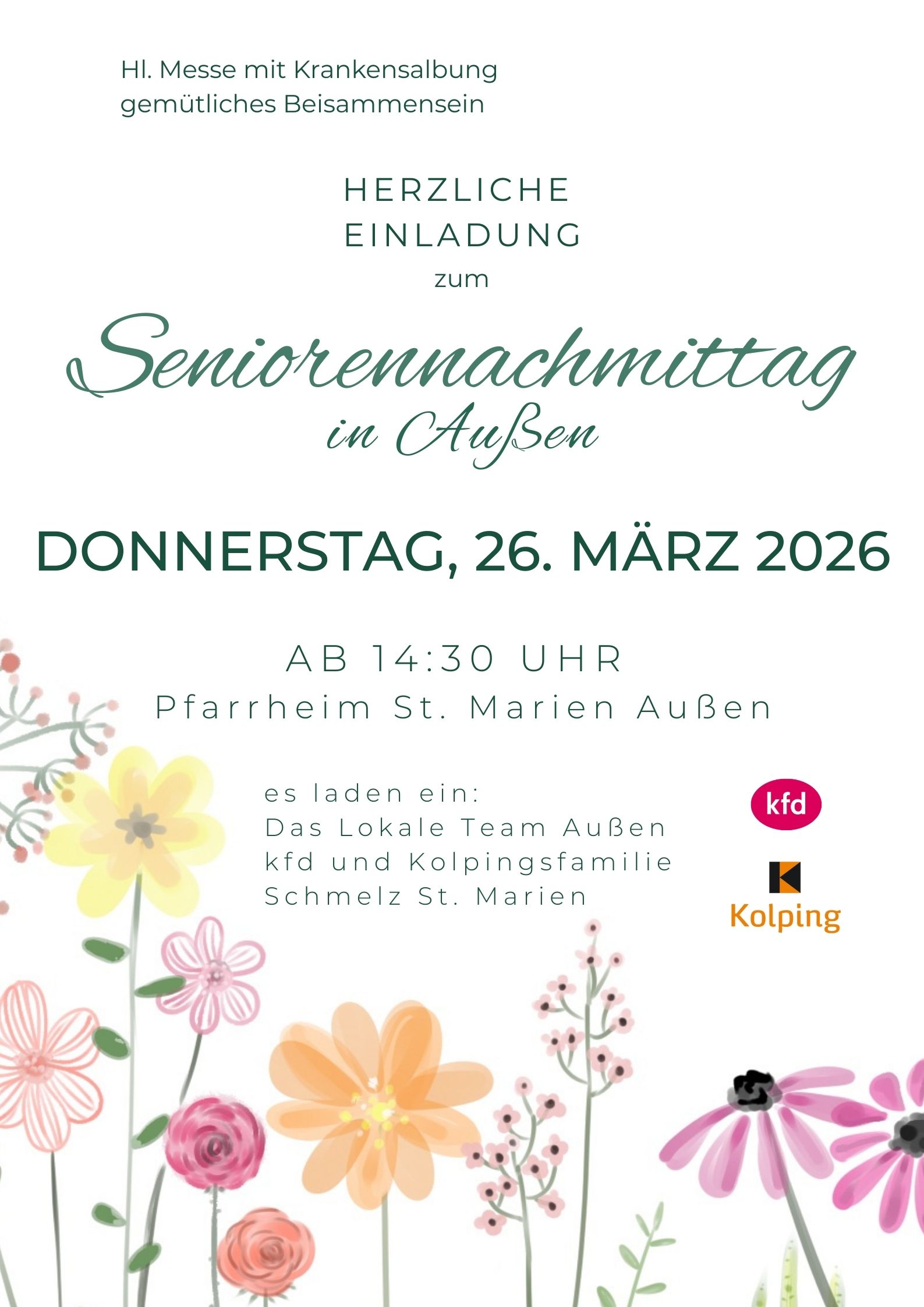 Seniorennachmittag in Außen