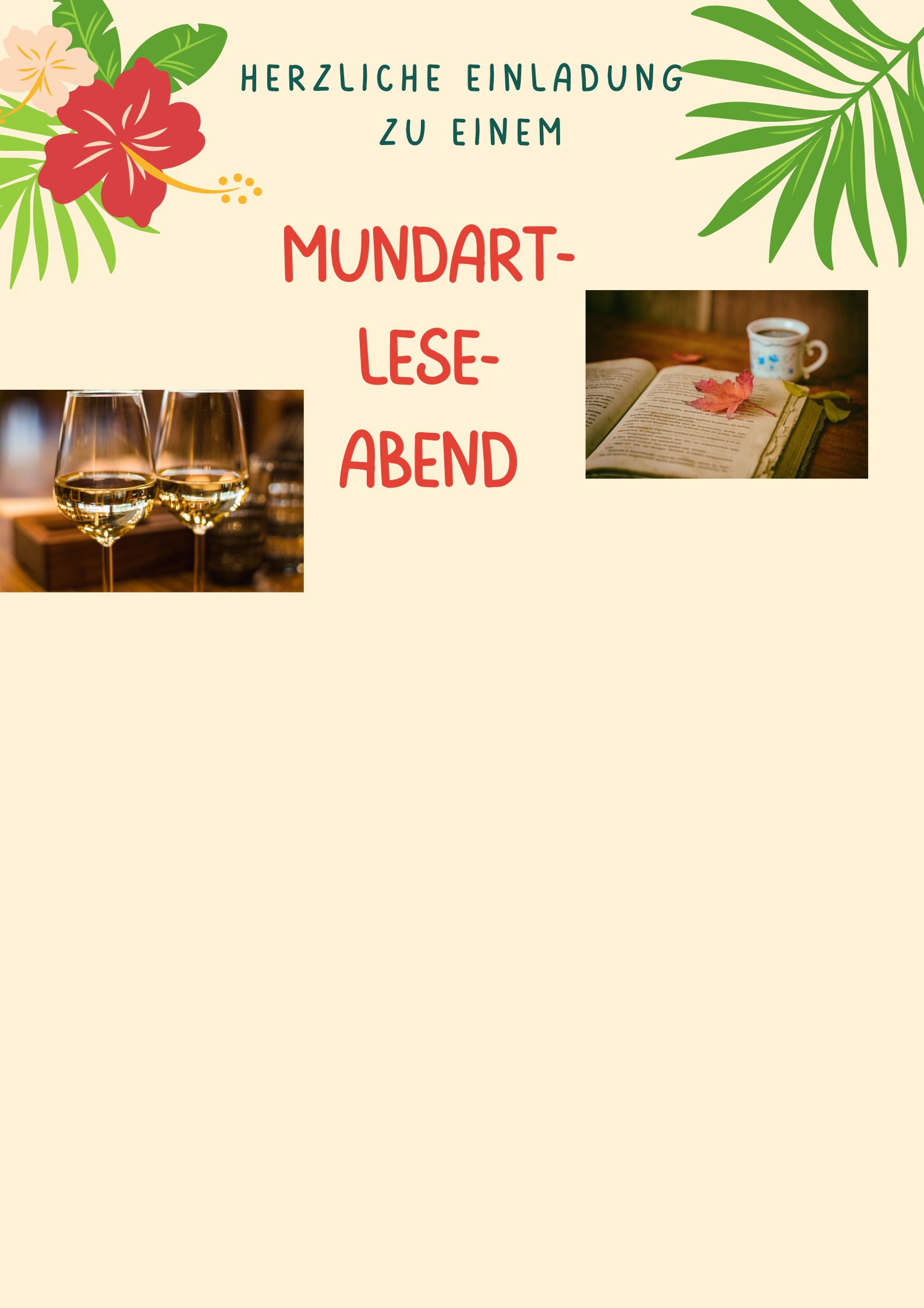 Mundartleseabend in Gresaubach