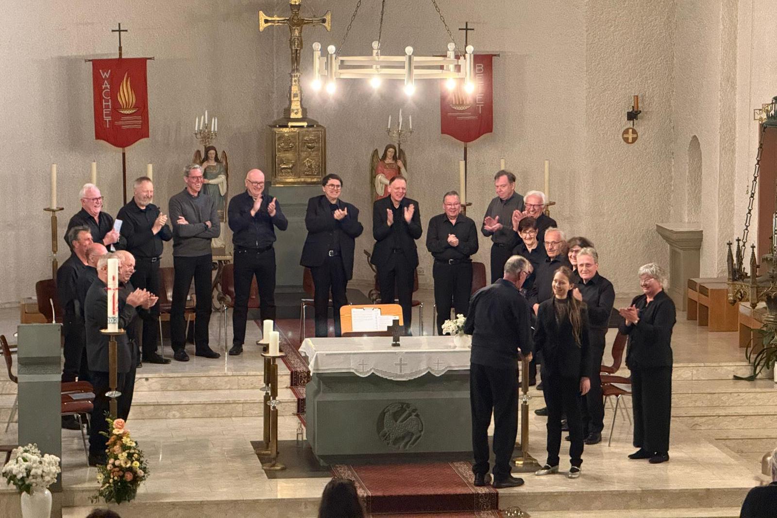Mélodie Michel und Schola